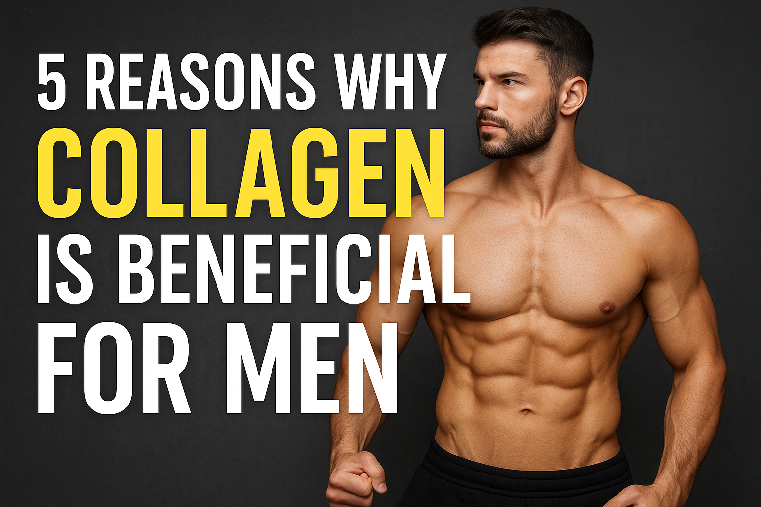 5 Motive pentru Care Colagenul Este Benefic pentru Bărbați