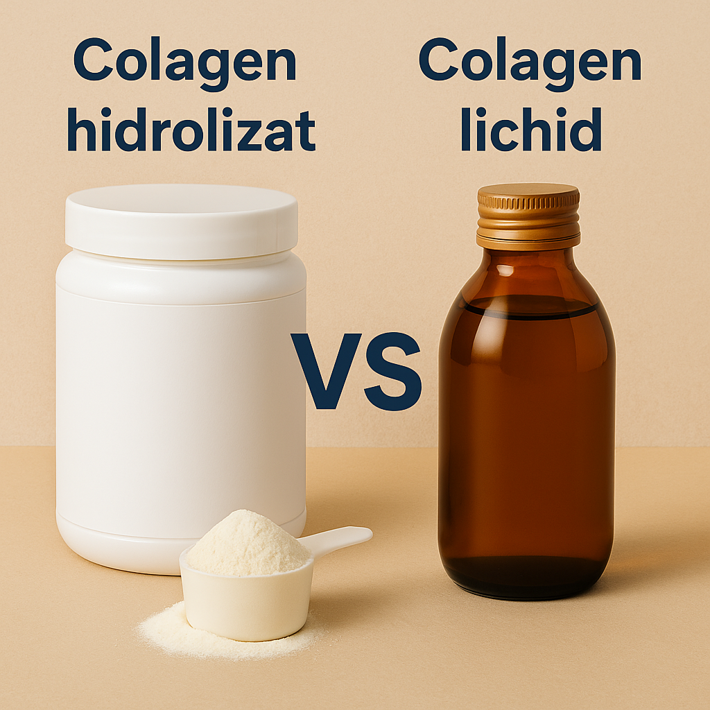 Colagen hidrolizat sau colagen lichid?