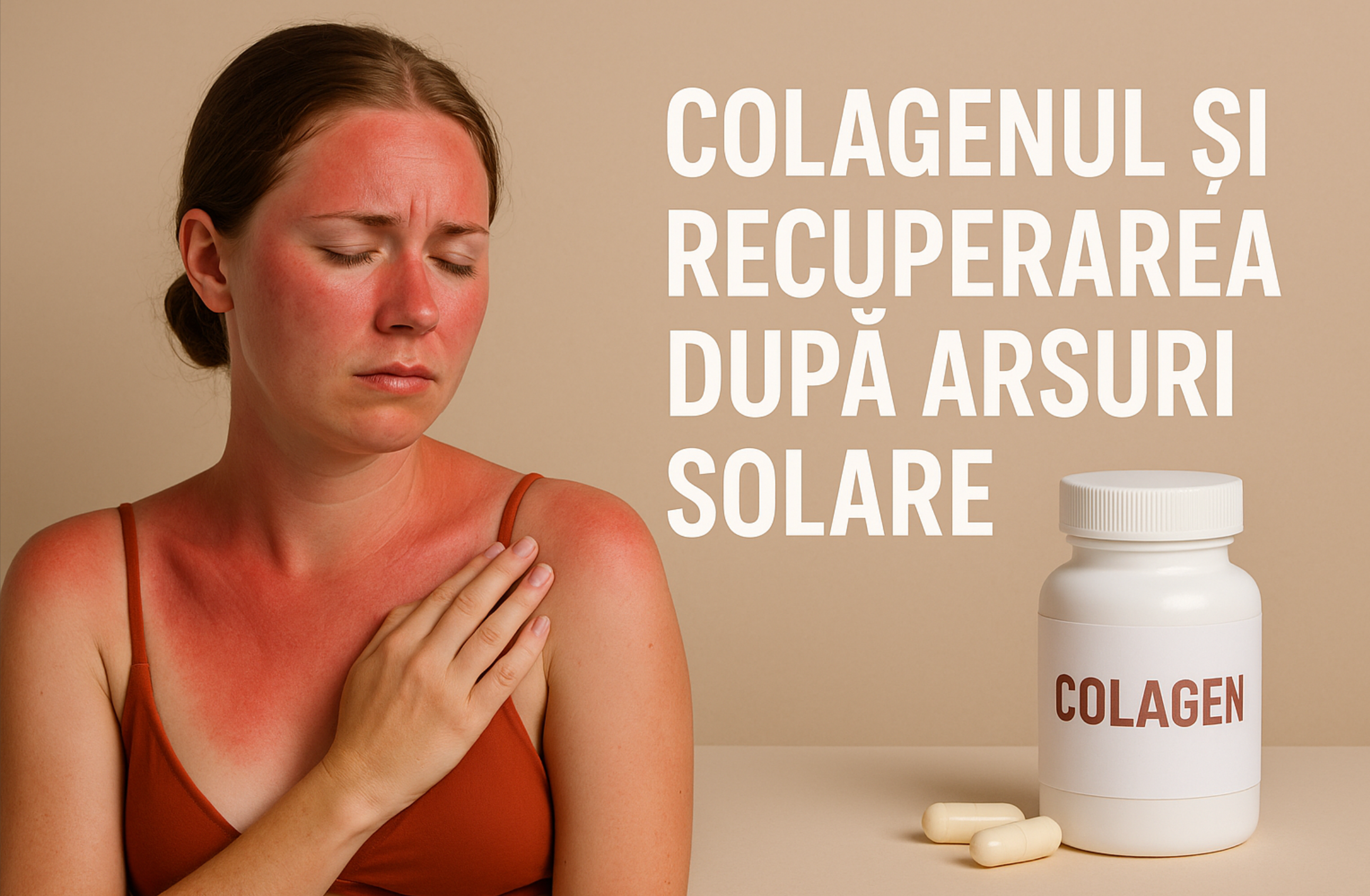 Colagen pentru Recuperarea După Arsuri Solare | Beneficiile RealFood
