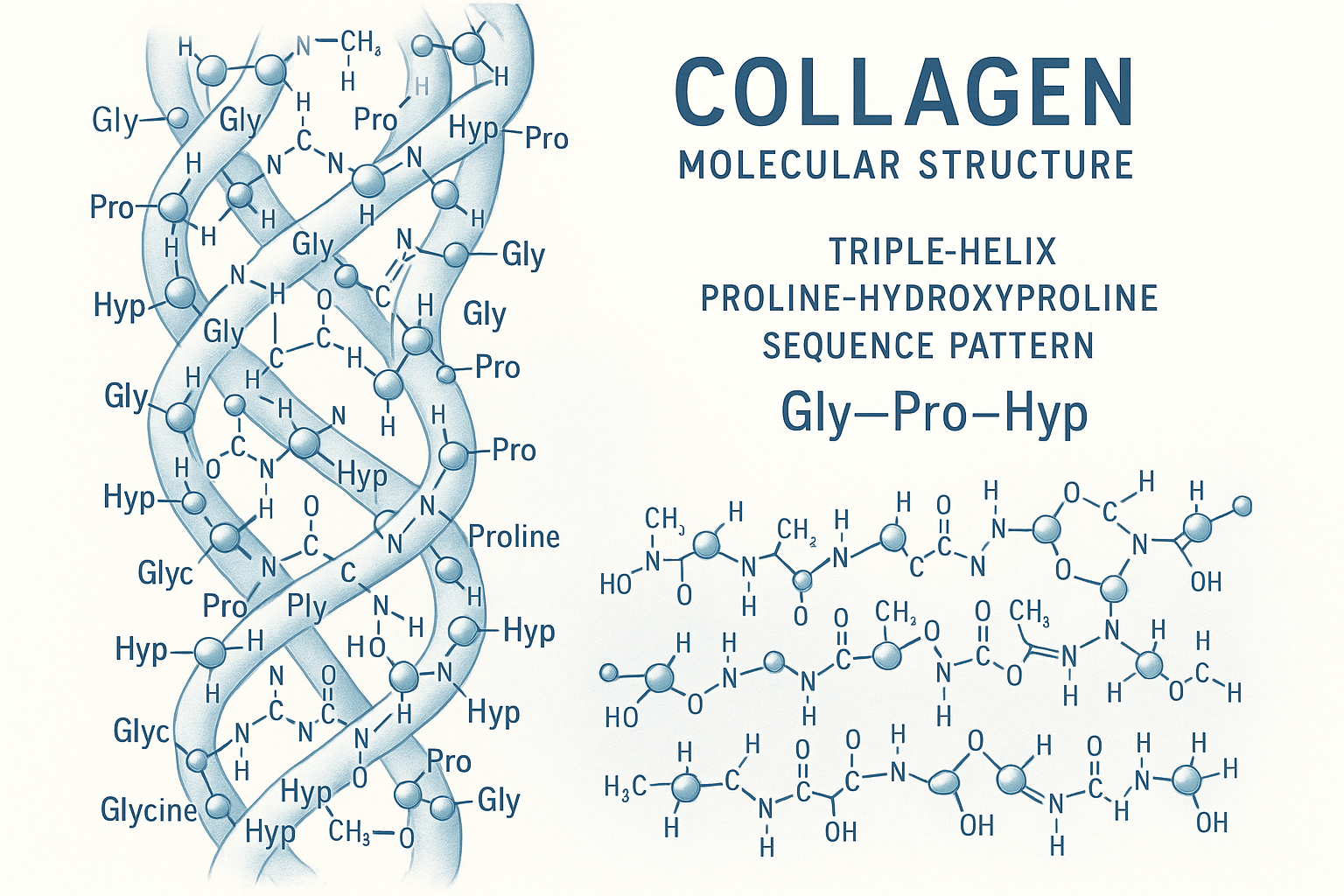 Care este greutatea moleculară ideală a colagenului și de ce este importantă?