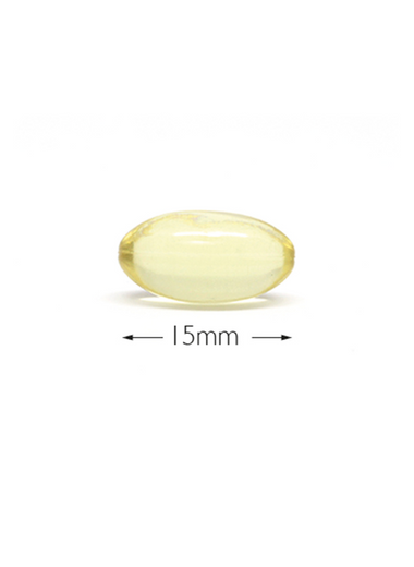 Cytoplan Omega 3 Vegan – dimensiunea capsulei